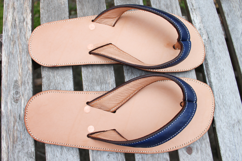 leather sandal soles