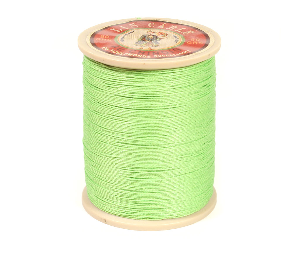 Linen Thread: Light Green