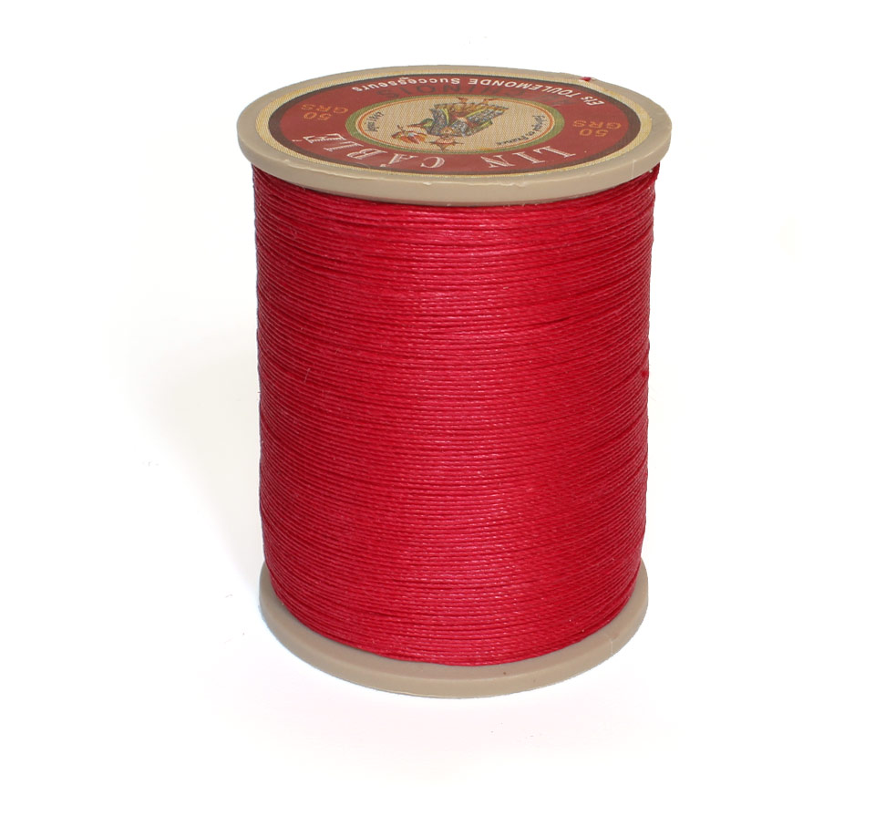Linen Thread: Red