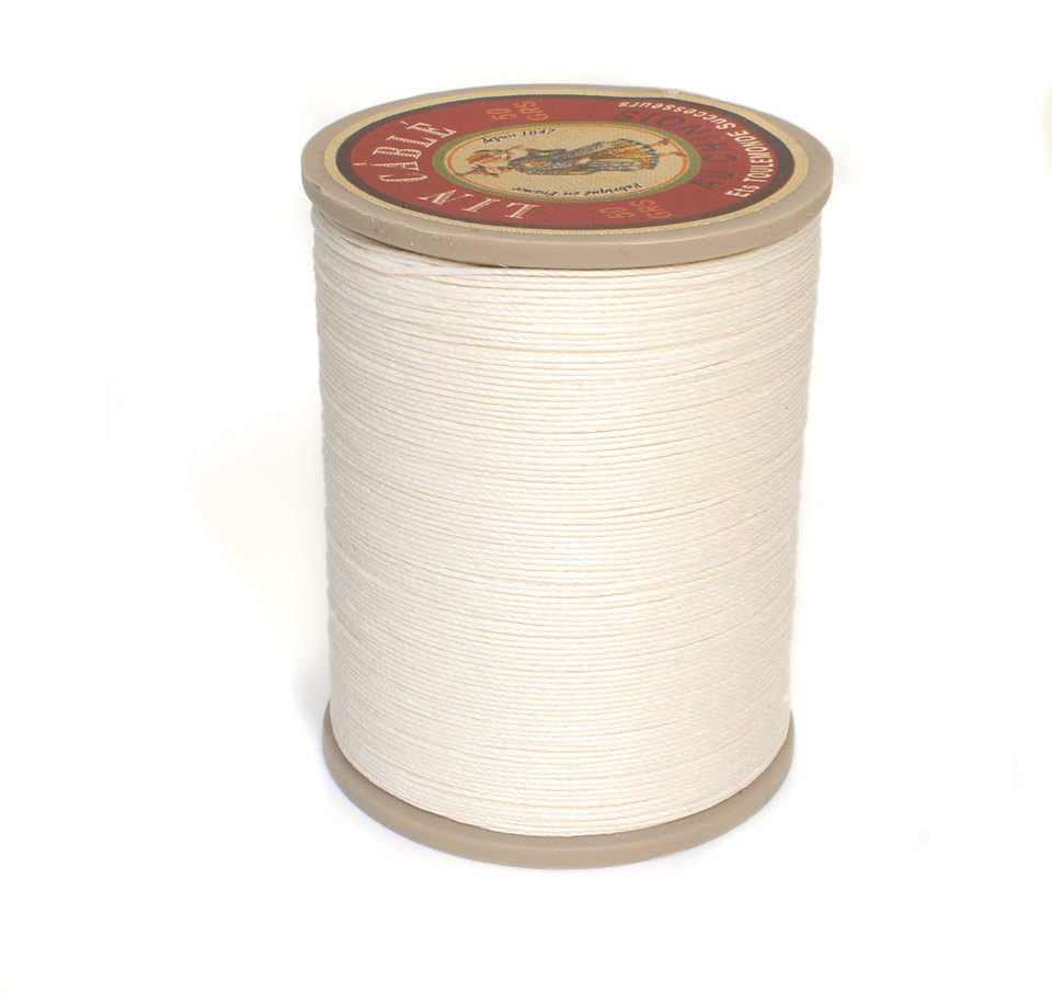 Fil au Chinois No.432 Waxed Lin Cable Leather craft Linen Thread 0.63mm  spool