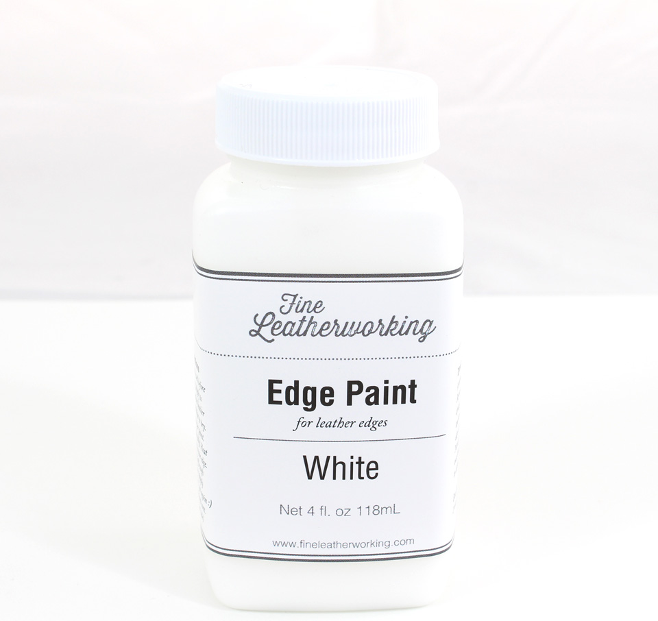 black leather edge paint