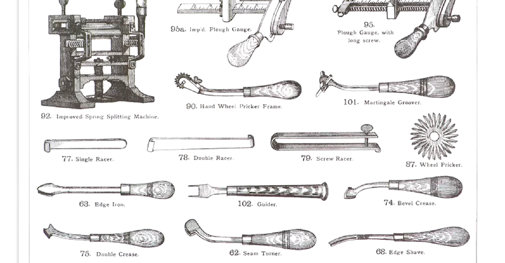 Fine Leatherworking History of Leatherworking Tools
