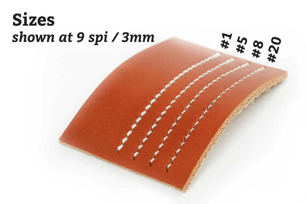 Gral Thread For Leather Sewing in multiple colours. Bag acce